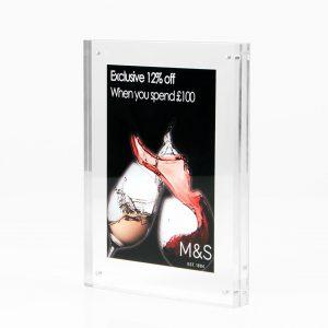 SimbaLux Magnetic Acrylic Picture Photo Frame 6x8 inches
