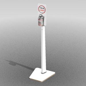 Branded Floorstanding Hand Sanitiser Dispenser