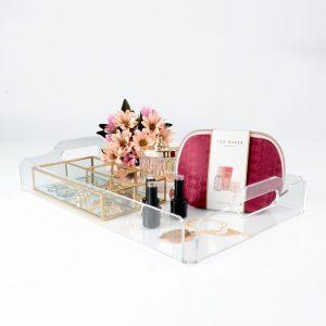 Acrylic Ottoman Tray