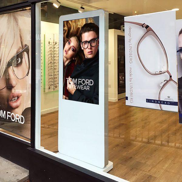 Window Advertising Screen | Advertising Screens For Shop windows | Luminati