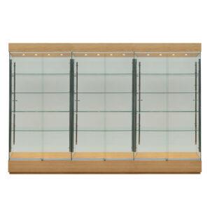 Frameless Retail Display Cabinets 3000mm wide
