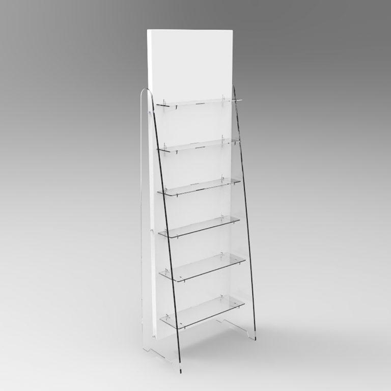Freestanding Retail Shelving Unit Bespoke Luminati
