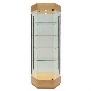 Hexagonal Retail Display Cabinet