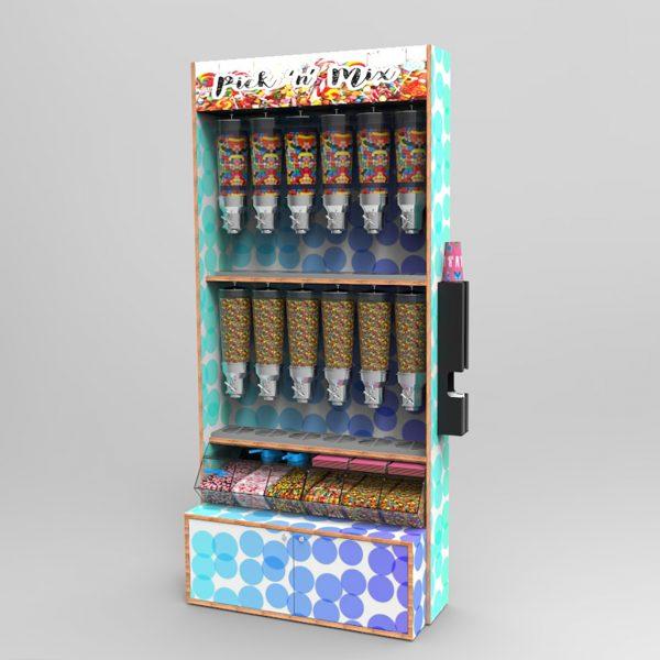 Bespoke Gravity Dispenser Displays | Food Dispensers | Luminati
