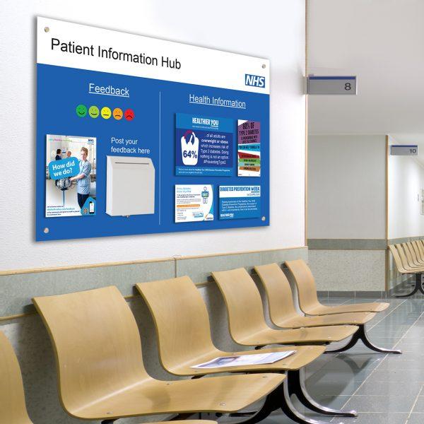 Healthcare Information Display Boards | Luminati