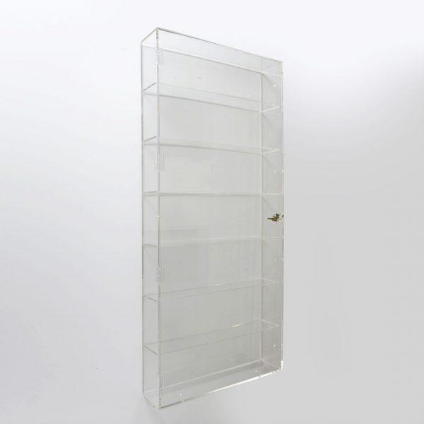 Wall Mounted Acrylic Display Case Collectors Display