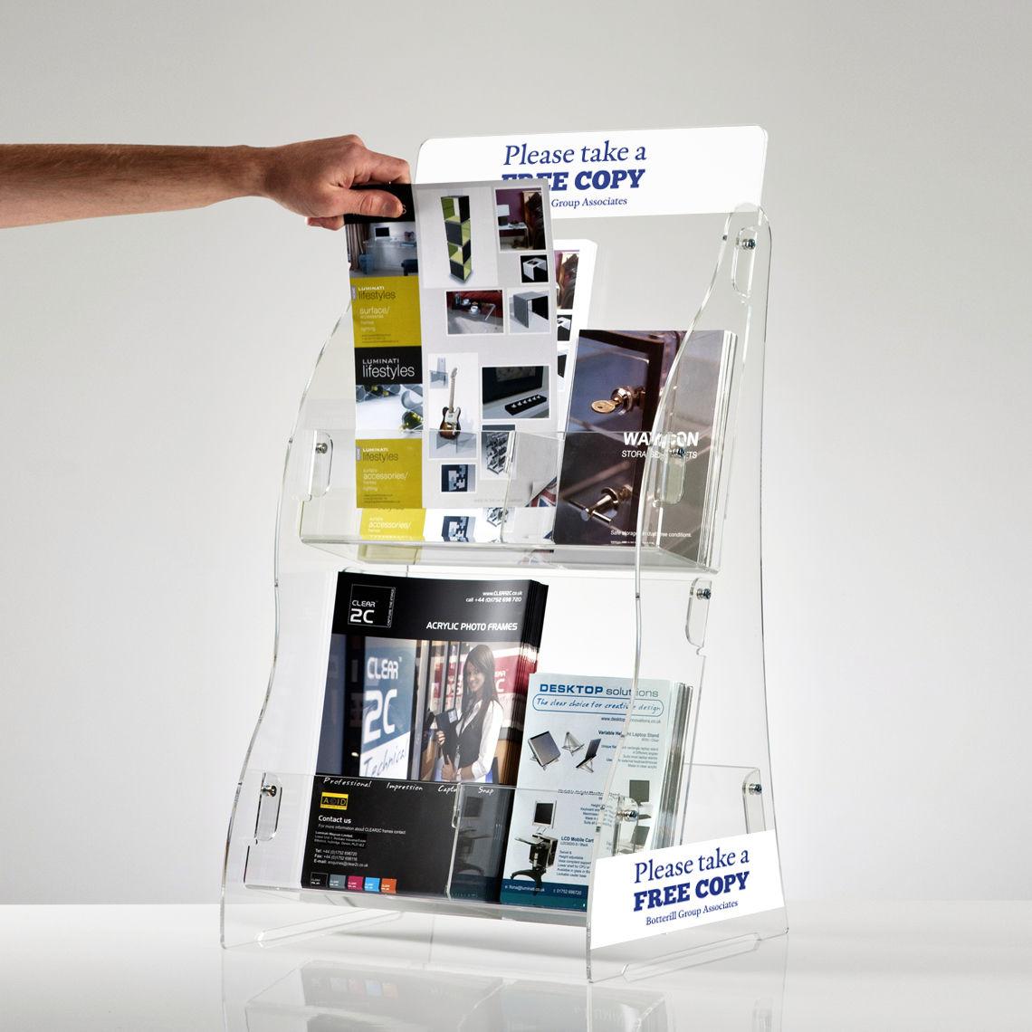 Countertop Brochure Holder | Leaflet Dispensers | Luminati