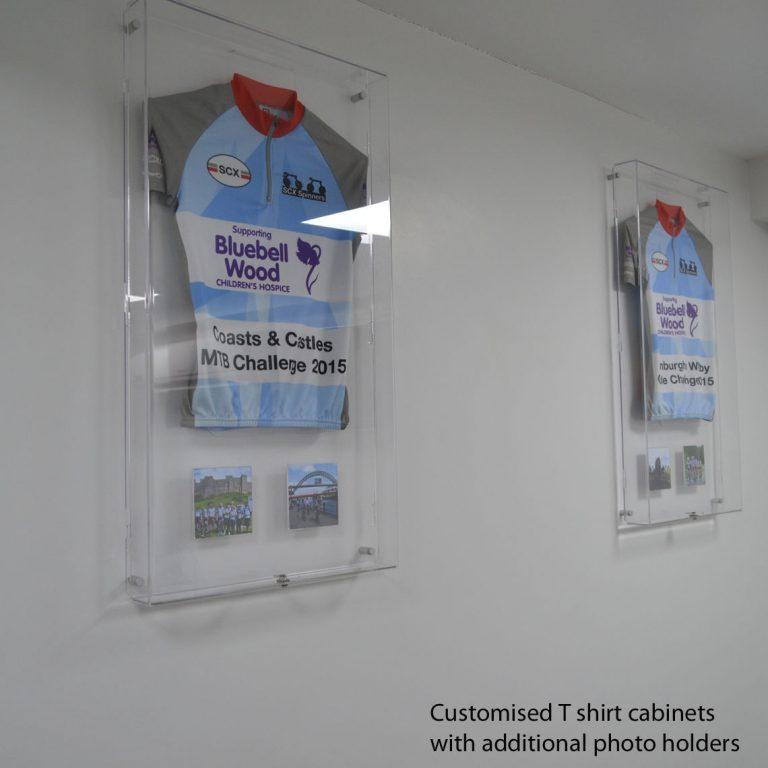 TShirt Frame Display Case Wall Mounted Acrylic