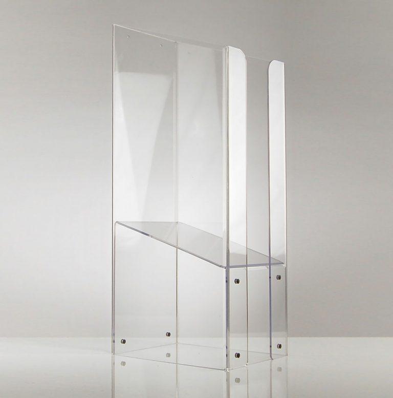 Acrylic Magazine & Newspaper Dump Bin A4, A5, Tabloid