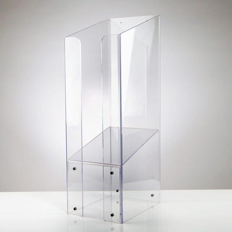 Acrylic Magazine & Newspaper Dump Bin A4, A5, Tabloid