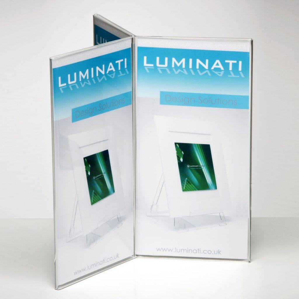 Table Talk Display Table Talker | Menu & Information 6 Face Display | Luminati