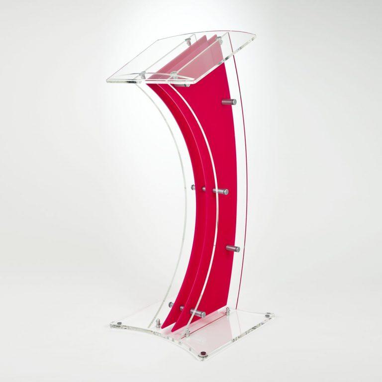 Coloured Acrylic Lectern | Luminati