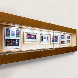 Wall Mounted Display Cabinet