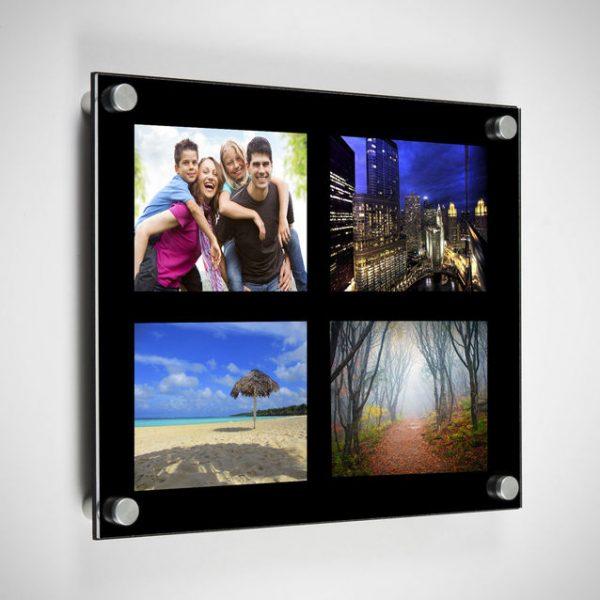 Black Picture or Poster Frame Wall Mounted Acrylic Frame