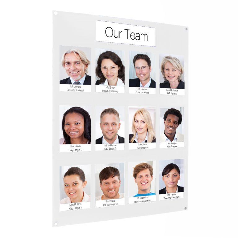 Staff Photo Display Boards | A6 & A5 Photo Pockets | From £117.13