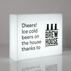 Frameless Lightbox Display