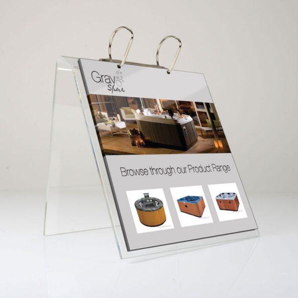 Ring Binder Display Counter Stand | Luminati