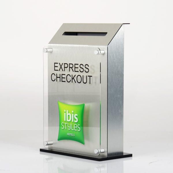 Hotel Express Checkout Key Drop Box | Luminati