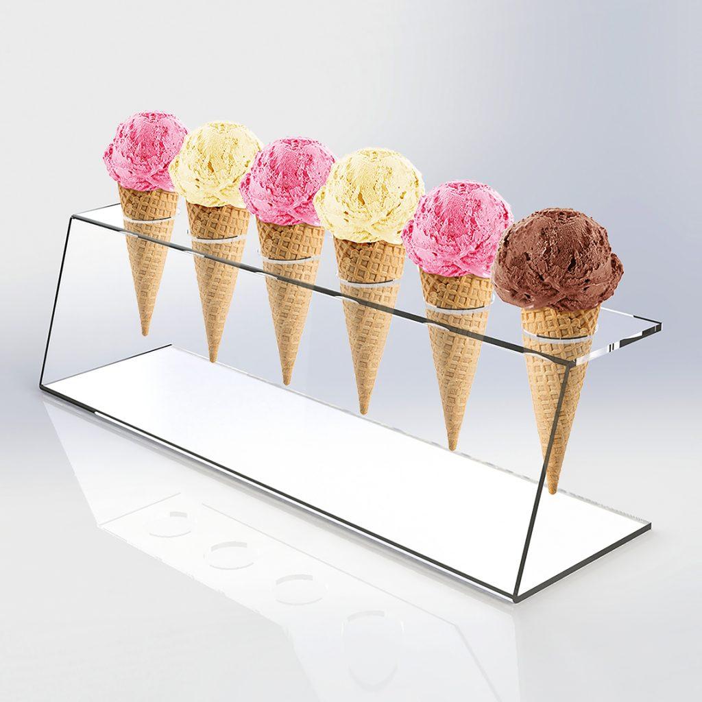 Acrylic Ice Cream Cone Holder | From £9.82 | Luminati