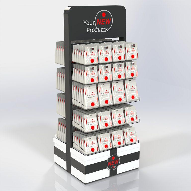 Double Sided Floor Standing Display Unit | Bespoke Retail Stands