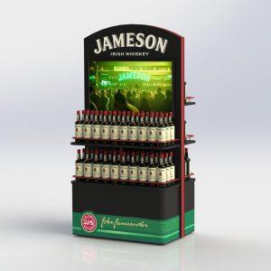 Shop Display Stand with Screen
