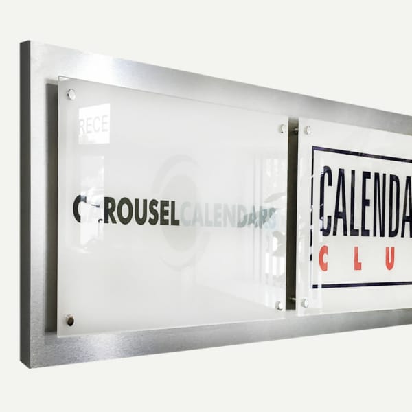 Printed Acrylic Wall Plaque Signs Luminati