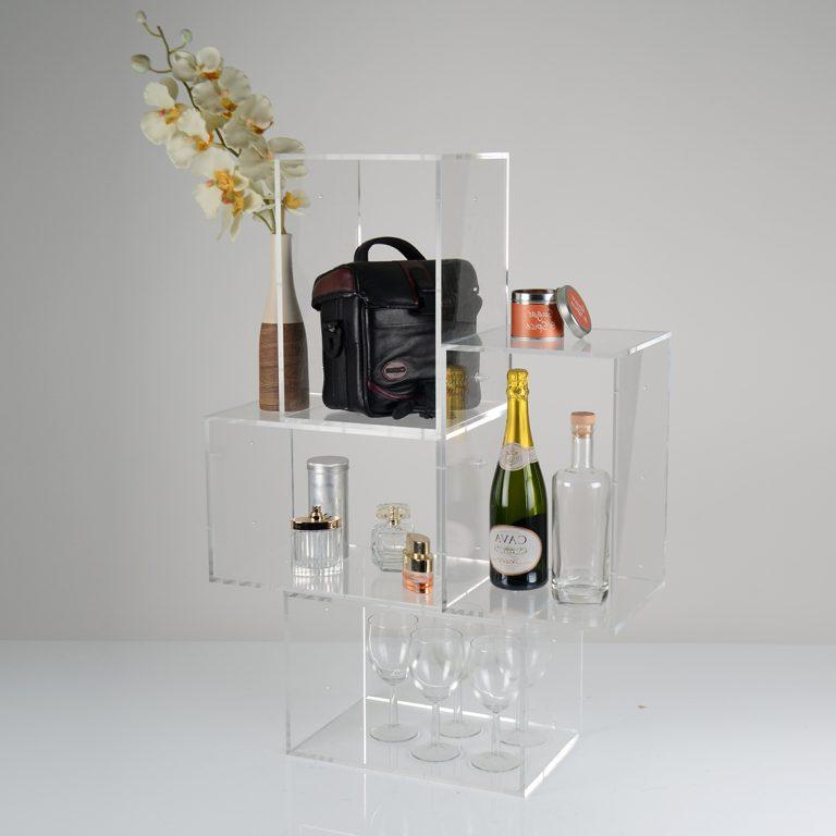 Stacking Retail Display Cubes Luminati
