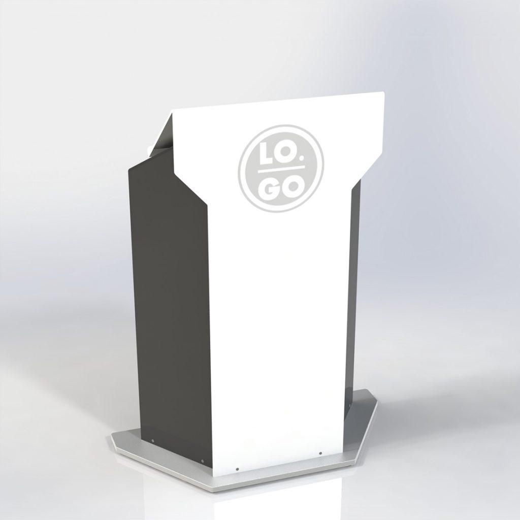 Presentation Lectern with Logo Bespoke Lecterns Luminati
