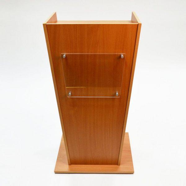 Premium Wooden Lectern | Beech & Walnut Finish | Luminati