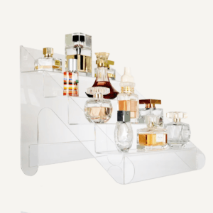 Perfume Bottle Retail Display Steps