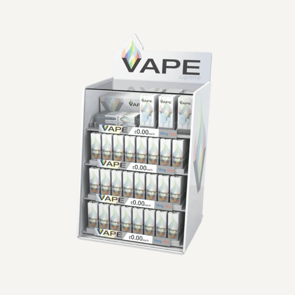 Vaping Display Unit | Bespoke Tiered Shelving | Luminati