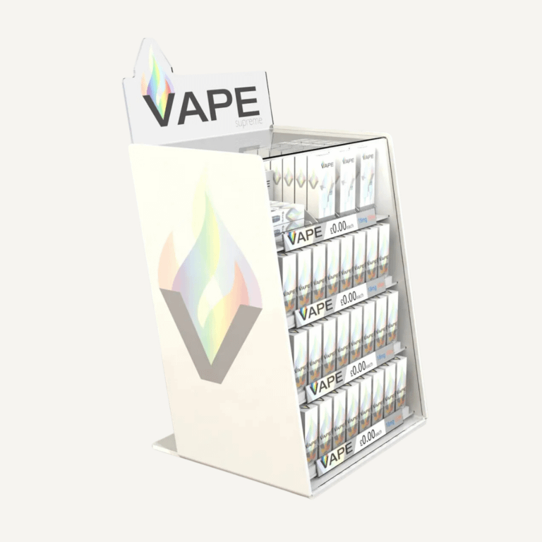 Vaping Display Unit | Bespoke Tiered Shelving | Luminati