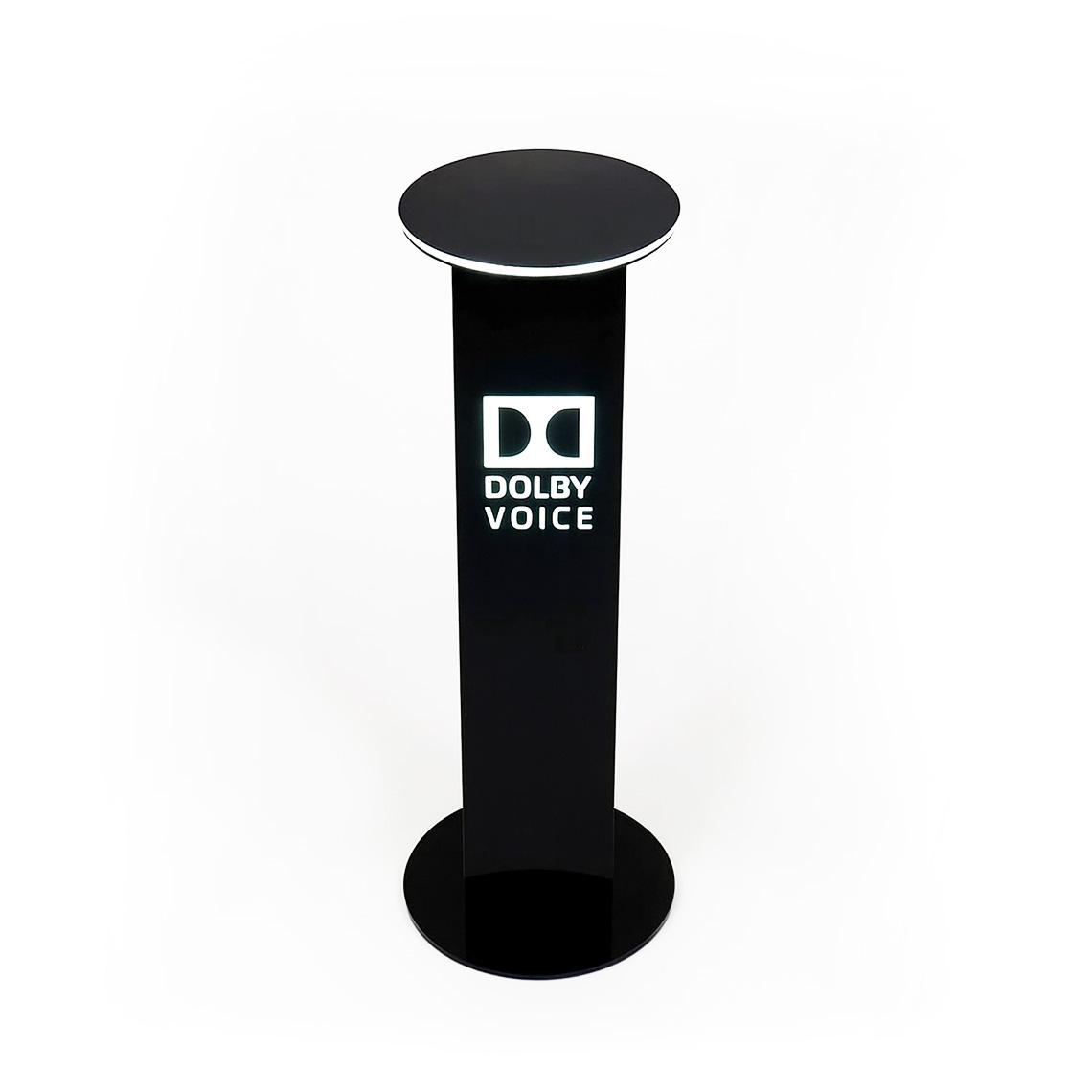Custom Illuminated Logo Product Plinth