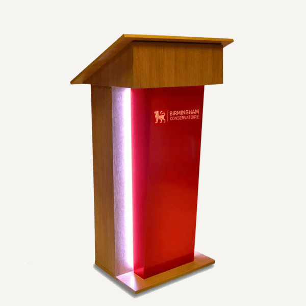 Illuminated Lectern | Wood & Acrylic | Luminati