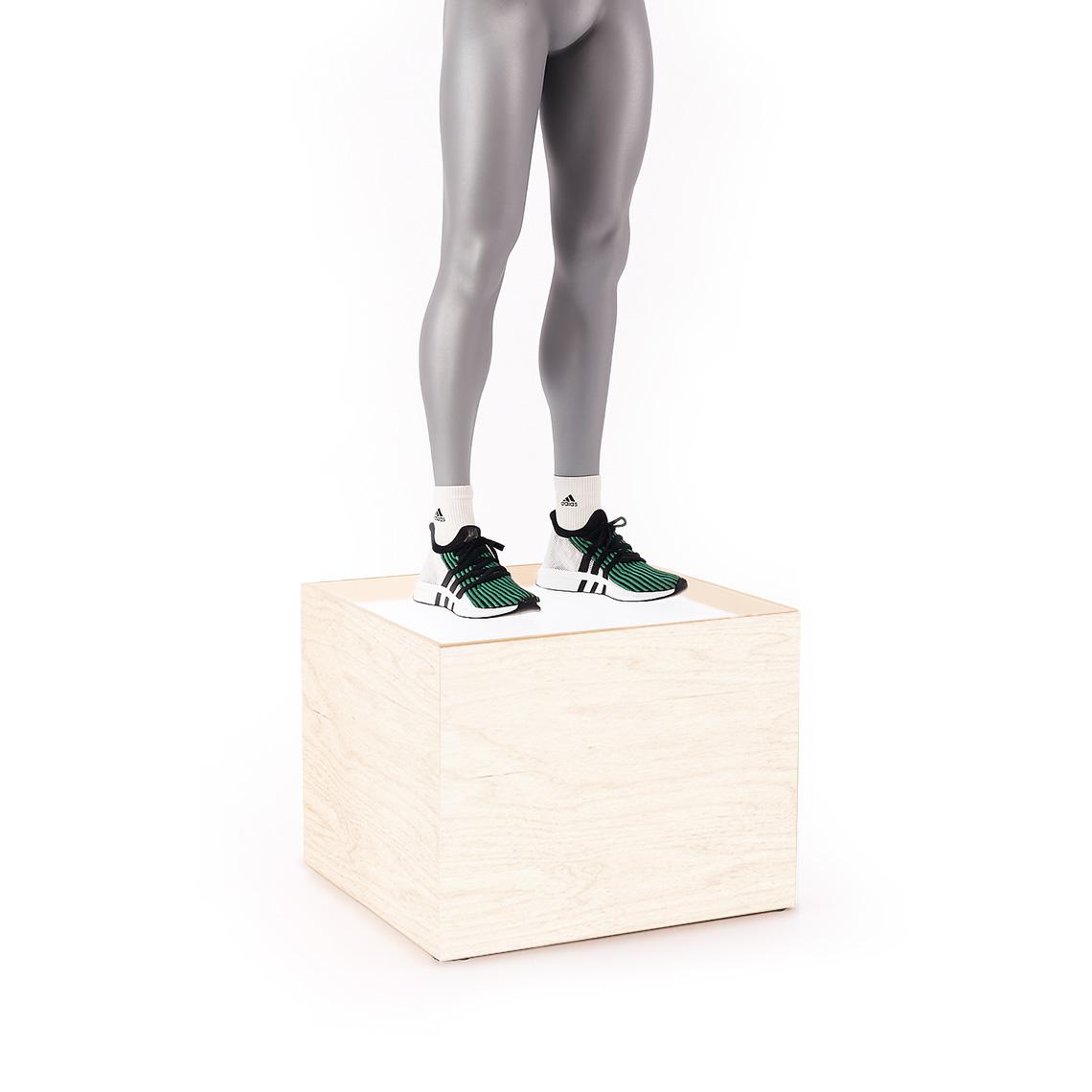 Wooden Illuminated Retail Podium