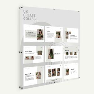 Printed Acrylic Notice Board