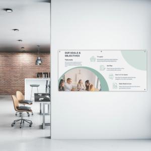 Office Timeline Wall Display