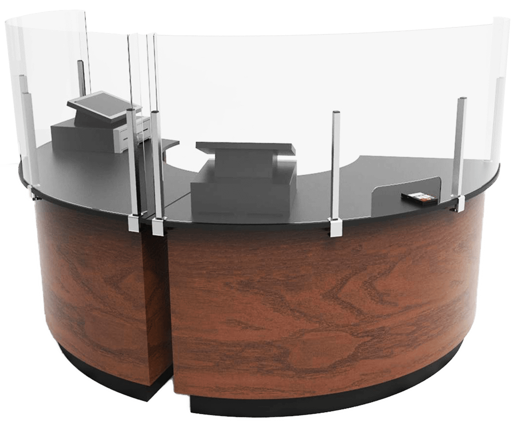 Sneeze Guards & Perspex Screens Countertop & Desk Screens Luminati