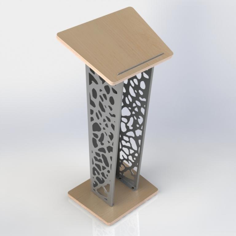 Modern Lectern | Metal & Wood | Luminati