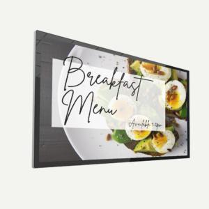 An Ultra Thin Digital Advertising Screen.