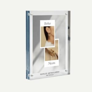 Engraved Acrylic Magnetic Photo Block