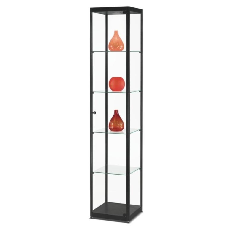 Slimline Glass Display Case with Lighting | Luminati