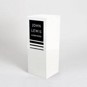 Branded Acrylic Display Plinth Pedestal