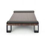 Modern Wood Monitor Riser Stand with Metal Frame