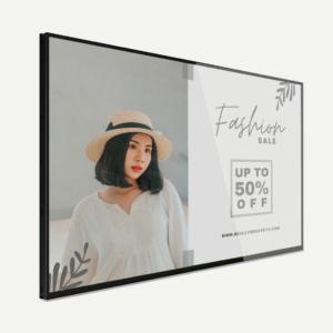 A digital advertising screen.