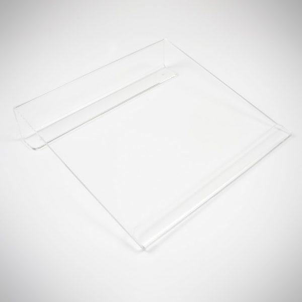 Sloped Laptop Stand Clear Perspex Office Accessories
