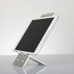 Portable iPad Stand with Leather Pouch