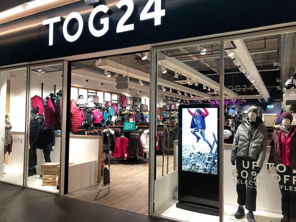 Tog24, Brand store