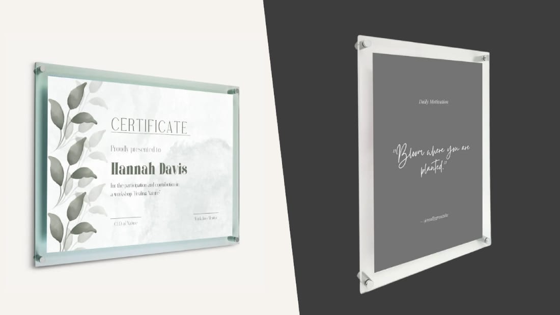 Glass vs Acrylic Picture Frames Luminati