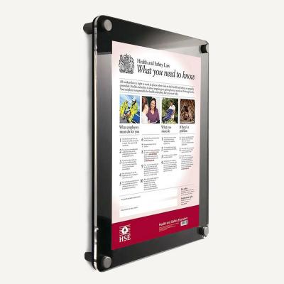 HSE Health and Safety Law Poster Frames & Displays | Luminati